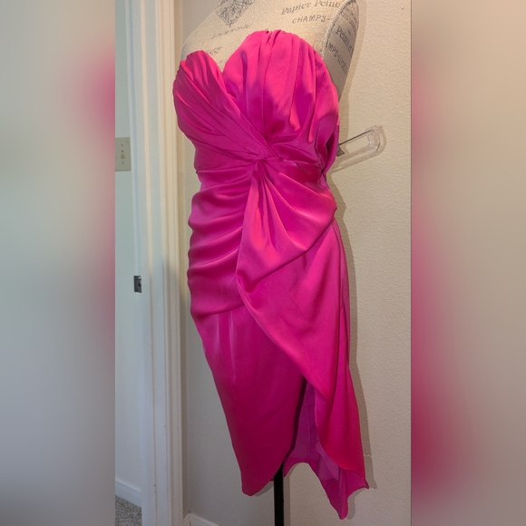 Do + Be Elegant Pink Strapless Dress - Picture 7 of 9